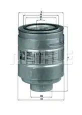 Топливный фильтр MAHLE KC 56