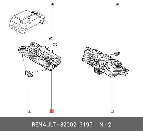 ЩИТОК ПРИБОРОВ 8200213195 RENAULT