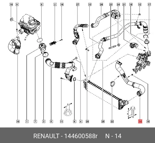 Деталь 144600588R RENAULT