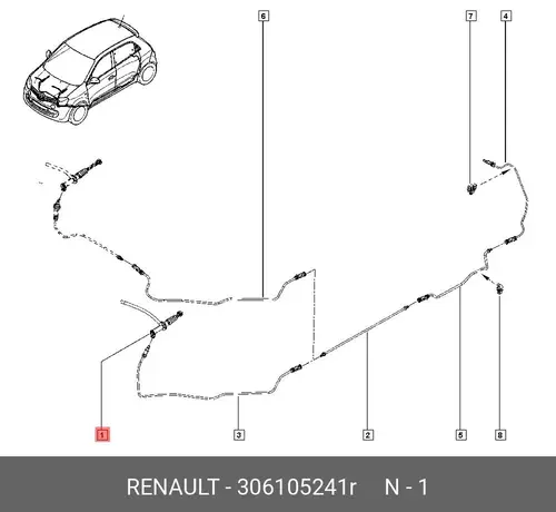 GEBERZYLINDER4A37 306105241R RENAULT