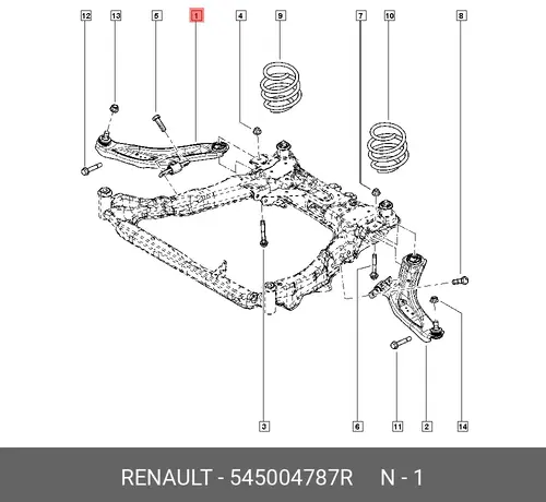 RENAULT 545004787R
