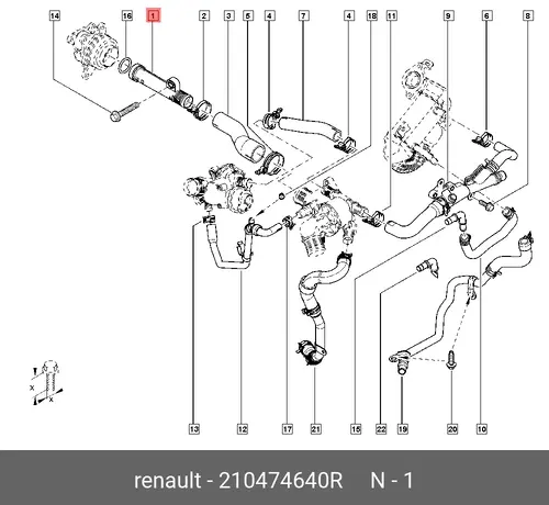 210474640R Деталь RENAULT