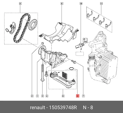 ПРОКЛАДКА 150539748R RENAULT