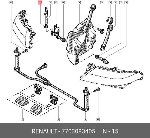 ХОМУТ 16,3 7703083405 RENAULT