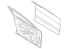 DOOR ASY - FRONT DS7Z-5420124-A FORD