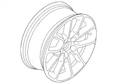 WHEEL ASY DA8Z-1007-G FORD