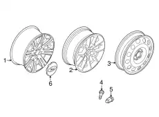WHEEL ASY DA8Z-1007-G FORD