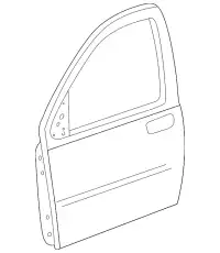 Дверь передняя левая 6F2Z-1720125-BA FORD