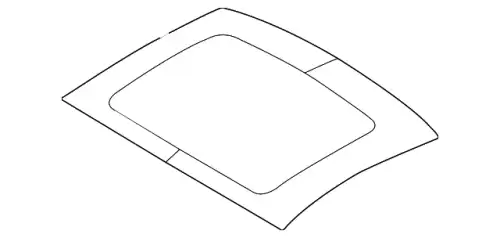 Стекло люка FORD 9R3Z-6350054-A
