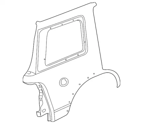 Панель боковины кузова 6L2Z-7827841-B FORD