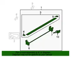 Подножка 9L2Z-16451-AA FORD