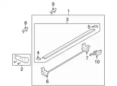Подножка 9L2Z-16451-AA FORD