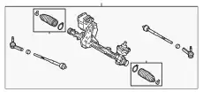 GEAR ASY - STEERING DG1Z3504F FORD