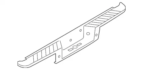 Накладка заднего бампера 9L3Z-17B807-C FORD