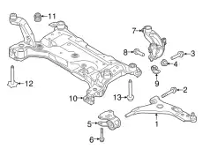Рычаг подвески FORD CV6Z-3078-G