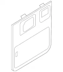 Панель обшивки двери задней 9C2Z-1645220-AA FORD