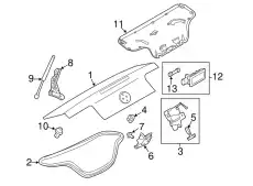 Крышка багажника AR3Z-6340110-C FORD