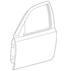 Дверь передняя левая 5W7Z-5420125-CA FORD