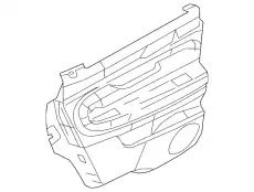 Панель обшивки двери задней AE9Z-7427407-DA FORD