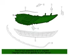 Решетка радиатора FORD DP5Z-8200-CC