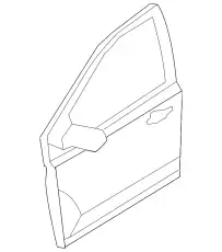 Дверь передняя левая AT4Z-7820125-A FORD