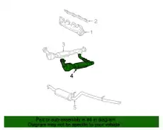 Катализатор 3L3Z-5E212-DA FORD