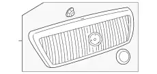 Решетка радиатора FORD 6W3Z-8200-AA