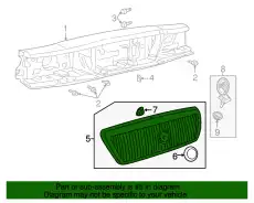 Решетка радиатора FORD 6W3Z-8200-AA