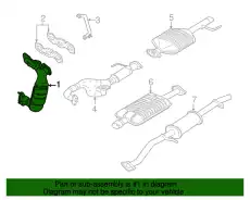 Катализатор 5L8Z-5G232-EA FORD