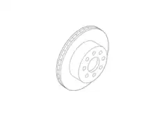 Тормозной диск FORD YL3Z-1V102-HA ,