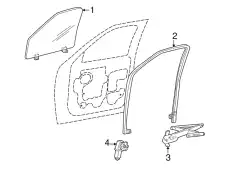 Стеклоподъемник  FORD F75Z-7823395-AA