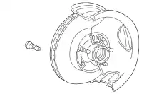 Тормозной диск FORD AL5Z-1102-A ,