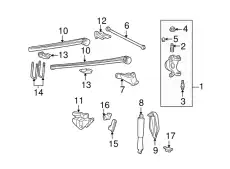 Кронштейн пружины подвески 2C3Z-5340-AC FORD