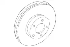 Тормозной диск FORD 5U2Z-1V125-HC ,
