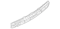 Кронштейн бампера 6H6Z-17787-AA FORD