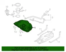 TANK ASY - FUEL AE5Z9002CR FORD