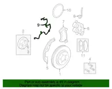Датчик ABS FORD 6L2Z-2C204-A