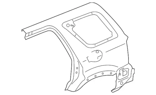 Крыло FORD YL8Z-7827840-DA