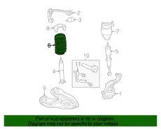 Пружина передней подвески 3L1Z-5310-BA FORD