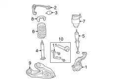 Пружина передней подвески 3L1Z-5310-BA FORD