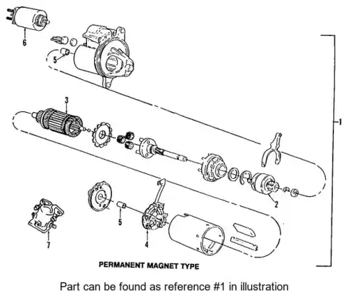 Стартер FORD F3DZ-11002-ARM