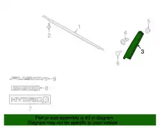 MOULDING ES7Z-5420554-CA FORD
