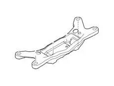 Поперечина рамы АКПП BR3Z-6A023-A FORD