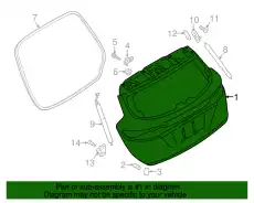 GATE ASY EJ7Z-7840010-C FORD