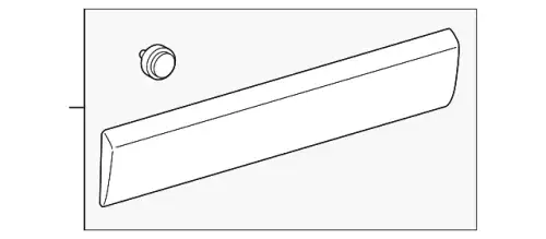 Накладка двери EAC BK3Z-6125532-AC FORD