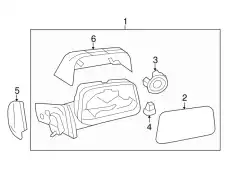 Элемент зеркальный BT4Z17K707A FORD
