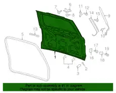 GATE ASY JL7Z7840010A FORD