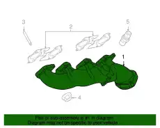 Коллектор выпускной FORD 9L3Z-9430-E