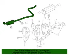 MUFFLER ASY DV2Z5230E FORD