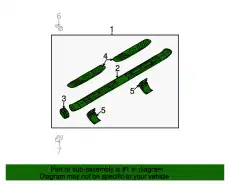 Подножка 9L3Z-16450-EA FORD